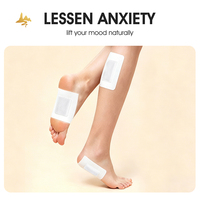Patchs de gel pour les pieds aux herbes de qualité supérieure, certifiés CE, encens et bergamote, personnalisables OEM, pour la relaxation des pieds lors de longues périodes debout ou assis