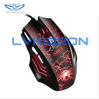 A7 souris de jeu filaire quatre vitesses DPI souris de jeu professionnelle Double clic