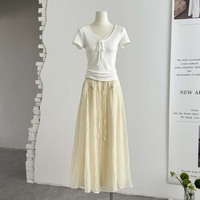 Culottes amples et décontractées pour femme, style été, avec volants, pantalon large décontracté, coupe ample, effet amincissant