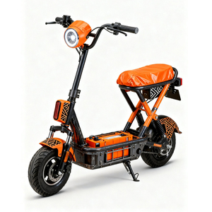 Vente directe d'usine, scooter électrique pas cher à 2 roues, vélo électrique avec pneus à vide de 14 pouces, 2 places, 48V 350W, vélo de ville électrique pour adultes - Product Image 6
