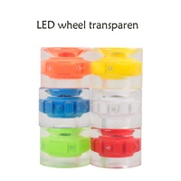 Ventes chaudes Roues lumineuses transparentes pour skateboard PU 60*45mm Roue de skateboard Roue de surf à LED clignotante