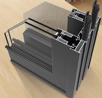 Profils de cadre en aluminium sur mesure pour fenêtres coulissantes de cuisines et portes vitrées d'armoires – Traitement expert de découpe et de pliage