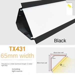 OEM Industrial Aluminum Heatsink Strip Light Housing Square Recessed LED <b>Profile</b> Channel Bending Processing Service - Product Image 4