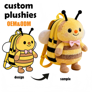 24/7 un servizio professionale Super morbidi regali <span class=keywords><strong>per</strong></span> bambini zaino procione borse di peluche personalizzate - Product Image 1