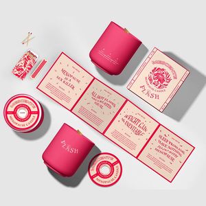 Vela Aromática Mescente Flash Menopause, Cera de Soya Perfumada en Recipiente Rosa para Decoración del Hogar - Product Image 3