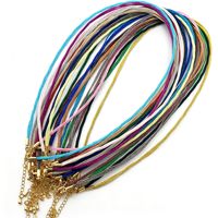 Cordon coloré coréen Haomi avec boucle en cuivre pour accessoires de bijoux DIY