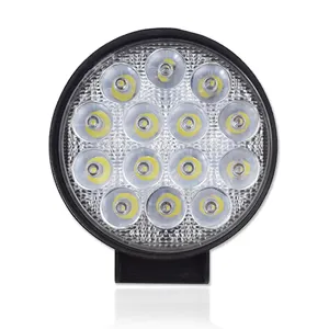 42w led 작업 빛 오프로드 led 4 인치 라운드 led 램프 45mm 트럭 led 램프 12v 작업 빛 트럭 SUV 트랙터 굴삭기 SUV ATV