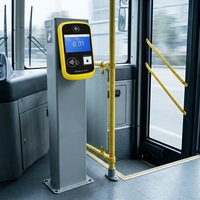 Lecteur de cartes NFC et QR Code facial Magnetic North M10P-P pour bus, bus scolaires et navettes