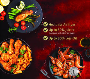 <span class=keywords><strong>Four</strong></span> à air à convection turbo à faible teneur en matières grasses sain <span class=keywords><strong>Four</strong></span> halogène rond en verre 12L - Product Image 6