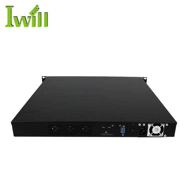 New Arrival 1U Rack Server with Core I3 I5 I7 CPU Pfsense Firewall 8xLAN 4 SFP 2xPCI-E X8 Slot Network Security in Stock