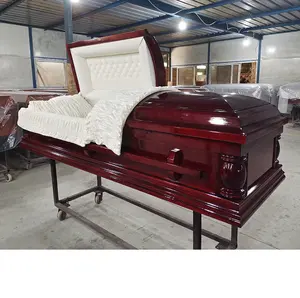 PINECONE funeral caskets and urns cheap wood coffin for sale