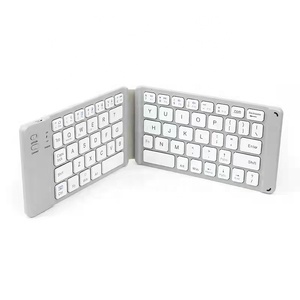 لوحة مفاتيح بلوتوث صغيرة قابلة للطي لوحة مفاتيح لاسلكية BT لأجهزة Ipad Ipad اللوحية - Product Image 1