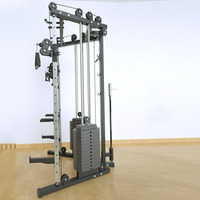 Petit oiseau volant Triangle Smith Machine équipement de fitness en acier multifonctionnel avec plaque de contrepoids de 150kg