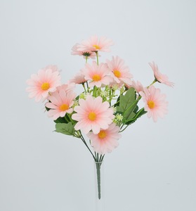 Fiori Artificiali in Seta Bianca all'Ingrosso, Bouquet di Margherite in Plastica di Alta Qualità per Cimiteri - Product Image 3