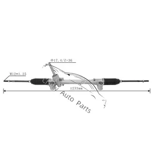 Pinhão de cremalheira para rack automotivo, equipamento de direção para Mitsubishi Mirage 2012 2013 4410A414 4410A497, peças de ferramentas