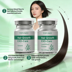 Siero per il Cuoio Capelluto per <span class=keywords><strong>Capelli</strong></span> Diradati e Calvi, Tonico per la Crescita, Siero Anticaduta, Alopecia, EXO Liofilizzato per la Ricrescita dei <span class=keywords><strong>Capelli</strong></span> - Product Image 2