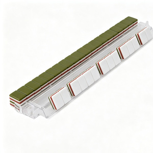 Tuile de Mahjong Joker en acrylique américaine personnalisée en gros avec motif fermier, blanche, rouge, verte, non toxique pour le jeu de Mahjong - Product Image 2