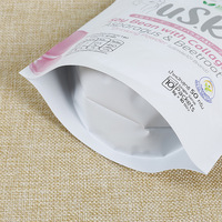 Fabrieksgroothandel herbruikbare voedselverpakkingszakken van plastic met trekkoord, matte zip-lock, vacuümverzegeling, staande pouches voor gedroogd fruit