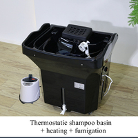 Réservoir d'eau portable 60L pour équipement de spa capillaire de salon, lavabo de coiffure à circulation en cascade, fauteuil de shampoing mobile