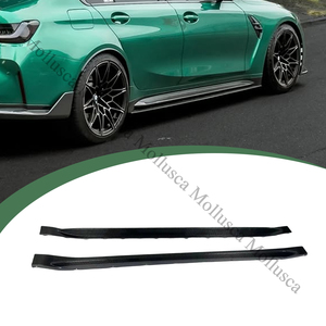 Faldones Laterales de Fibra de Carbono Auténtica para M3 G80 - Product Image 1