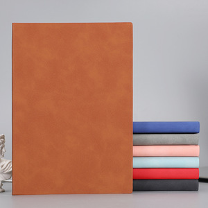 สมุดบันทึกธุรกิจแบบย้อนยุค A5 ปกหนังนิ่ม สมุดไดอารี่สำนักงาน 100 แผ่น เข้าเล่มแบบเย็บร้อน น่ารัก เหมาะสำหรับการเรียน/วางแผนการประชุม-ขายส่ง - Product Image 3