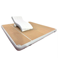 Haute qualité EVA gonflable Portable extérieur ponton flottant quai gonflable plate-forme de quai flottant gonflable