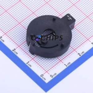 BS-04-A1BJ005 Button & Strip Battery Connector Through hole Component (THT) Connector Battery Holder CR2032 Brass Nickel - Product Image 2