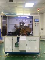 Machine d'impression sérigraphique automatique à séchage UV pour tubes, seringues, tuyaux avec têtes d'impression bicolores pour plaque d'impression sérigraphique