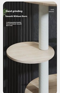 Arbre à chat style tapis roulant de luxe léger Capsule spatiale en bois <span class=keywords><strong>Tour</strong></span> pour chat avec lit intégré Grande <span class=keywords><strong>tour</strong></span> pour chat Plate-forme de saut - Product Image 4