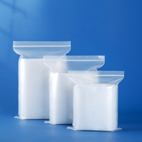 Sacs Ziplock transparents en LDPE de 0,1 mm pour l'emballage anti-humidité des aliments, des vêtements, des chewing-gums, des sushis, du lait, des aliments pour animaux, de la gelée, des aliments en conserve