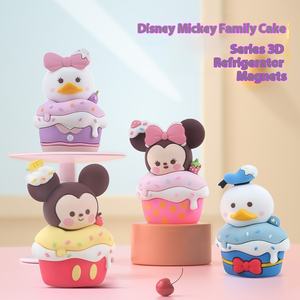 Alla moda simpatica <span class=keywords><strong>famiglia</strong></span> di Topolino e serie congelata adesivi per torte magnetiche ornamenti fatti a mano giocattoli per donne in scatole misteriose - Product Image 2