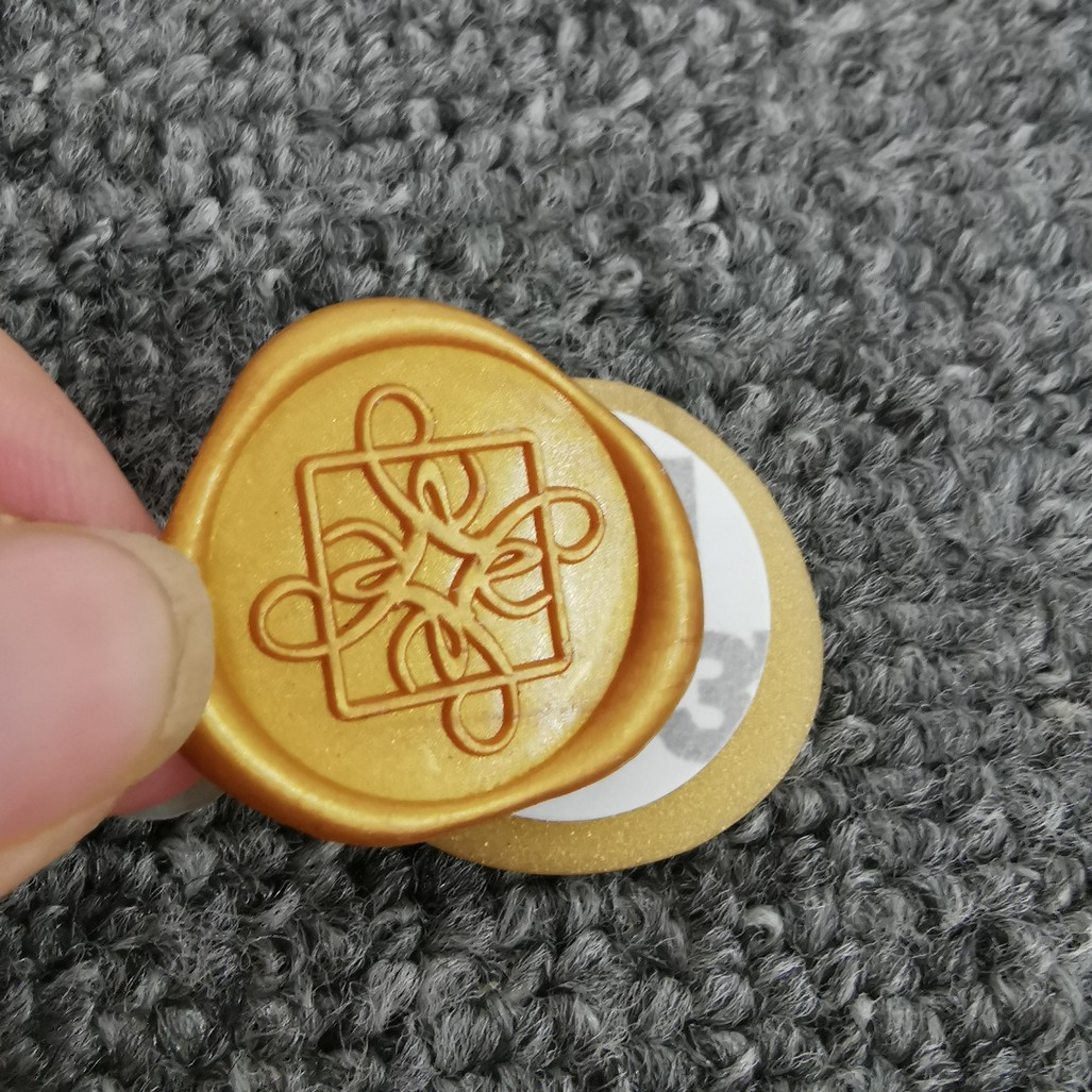 Пользовательский логотип, воск, печать, очистка, штамп, наклейки, искусственный воск, уплотнения, бирка