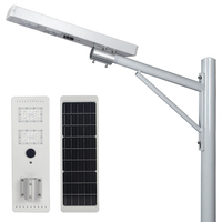 Lampe solaire LED à économie d'énergie pour l'extérieur, étanche IP65, intégrée à l'énergie solaire, pour route, jardin, parking, parc