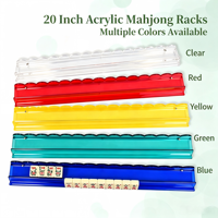 Support de tri magnétique 3D en acrylique multicolore de luxe sacré et moderne pour Mahjong, avec emballage en carton à motif ondulé épaissi
