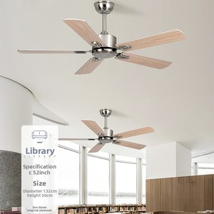 <span class=keywords><strong>Ventilateur</strong></span> de <span class=keywords><strong>plafond</strong></span> silencieux en fer de grande capacité sans lumière pour chambre à coucher, salle à manger, salon, style industriel <span class=keywords><strong>vintage</strong></span> - Product Image 3