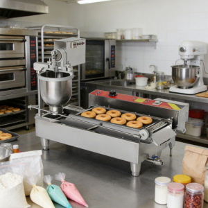 High Efficiency Automatic Donut Making <b>Machine</b> Industrial Mini Donut <b>Fryer</b> Forming <b>Machine</b> for Food Shop - Product Image 3