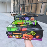 Jouet anti-stress Halloween : Monstre fantôme de dessin animé à rebond lent pour enfants et adultes