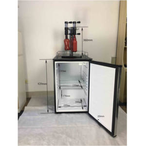 Enfriador de Cerveza con Dos Grifos y Ruedas / Enfriador de Cerveza / Dispensador de Cerveza - Product Image 5