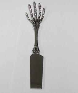 ユニークなスケルトンハンド亜鉛合金キッチンナイフセット (3ピース)-家庭用 & パーティー装飾用の創造的なチーズ切削工具 - Product Image 3