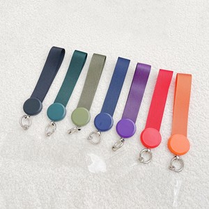 Fashion Universal Anti-lost Mobile Phone Wristlet Strap Detachable Cellphone Clear Case Patch Short Lanyard