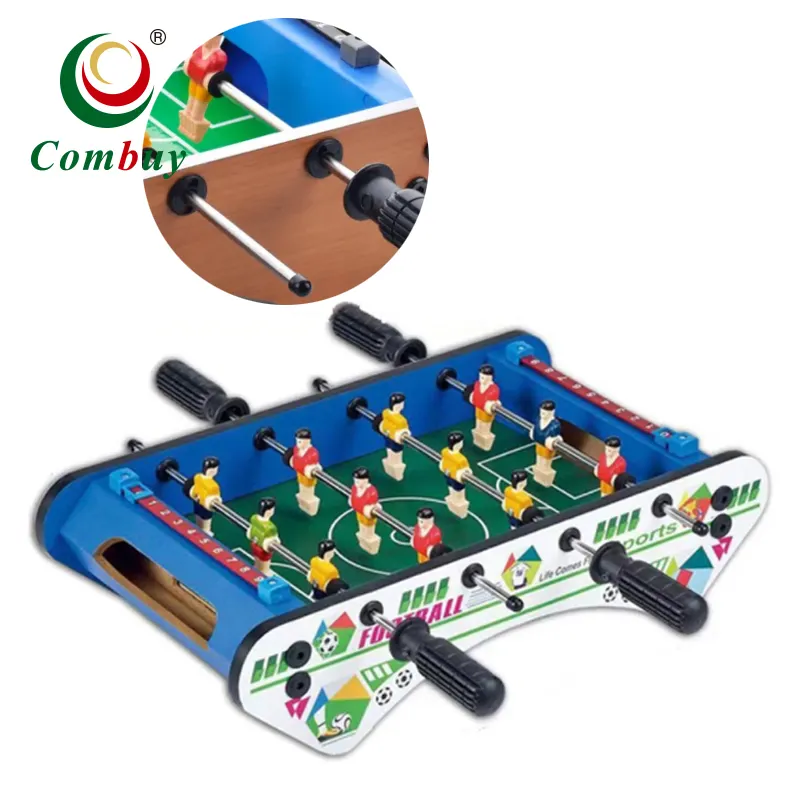 Wood family entertainment mini football board game table soccer