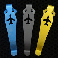 Clip de poche personnalisé pour couteaux pliants, clip de poche Spyderco