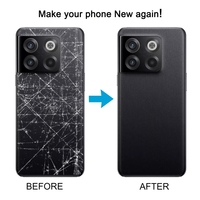 Pour le couvercle arrière de la batterie OnePlus 10T avec le couvercle de l'objectif de l'appareil photo