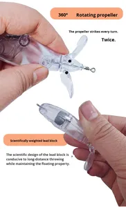 Leurre de pêche à double palette à taux de capture élevé, design Whopper Plopper, pour poissons prédateurs comme le bar et le <span class=keywords><strong>brochet</strong></span> - Product Image 4