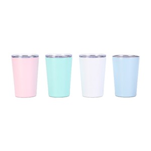 Solid Color Mini Milk Cup 304 Stainless Steel Insulated Vacuum Cup 240ml 360ml For Travel Home Office Direct Drinking - Product Image 2
