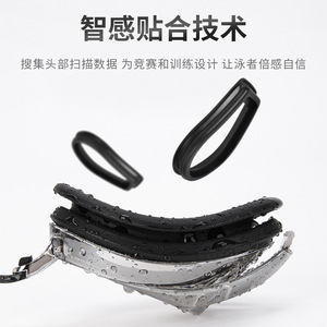 Adjustable Swimming Goggles Pc Lens Waterproof Anti Fog For Teenagers And Adults - Product Image 3