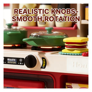 Toy <b>Kitchen</b> Cooking Set Kids Counter Faucet Cabinet <b>Pantry</b> Accessories Skill Training Storytelling Family Time - Product Image 2