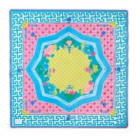 Tapis de Mahjong pliable HengYou de luxe, moderne, américain, en caoutchouc, écologique, durable, portable, personnalisable, lanternes bleues