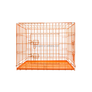 Cage à rongeurs pliable de qualité industrielle, disponible en stock, personnalisable, en treillis métallique, cage pour chien, enclos pour reptiles, cage en acier rigide - Product Image 3