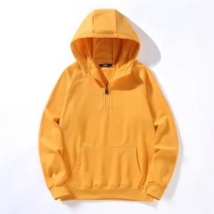 Nouveauté : Sweat-shirts à col rabattu en coton avec impression personnalisée de haute qualité, à fermeture éclair partielle, pour hommes - Product Image 3